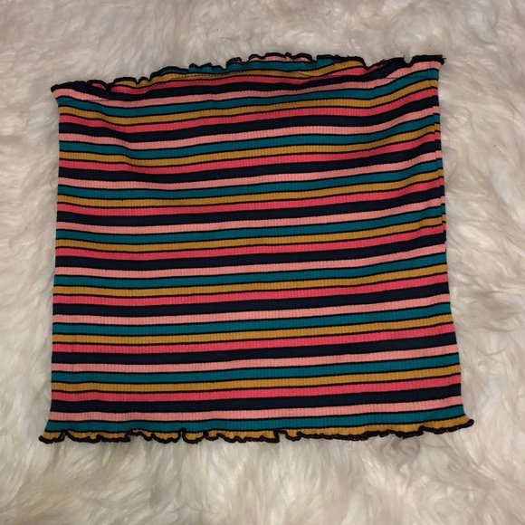 Derek Heart Tops - 🛍Multicolored Striped Tube Top